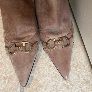 Christian Dior mid calf boots